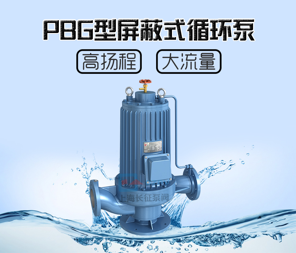 PBG型屏蔽式管道離心循環(huán)水泵產(chǎn)品圖片 PBG型屏蔽式管道離心循環(huán)水泵產(chǎn)品圖片